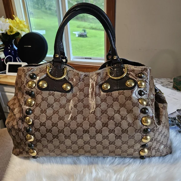 Gucci XL Crystal Fringe Babouska Hobk - Picture 4 of 16